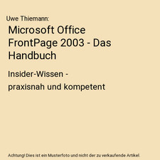 Microsoft Office FrontPage