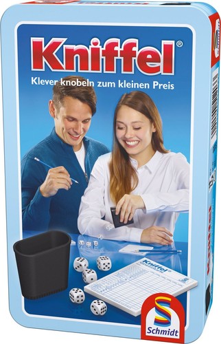 Kniffel metalldose - kniffel,