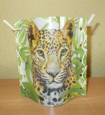Deko Windlicht Leopard Tischlicht Unikat Geschenkidee