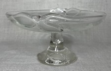 WMF Vintage Glas Fußschale Orchidee H10cm Dm20cm