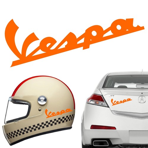 Vespa text vinylaufkleber - vespa,