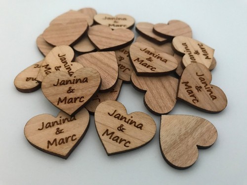 100 streudeko holz herz - streudeko,