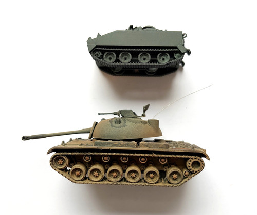 M114 m48 panzer - +, militär