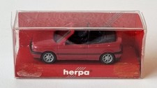 Modell Auto Herpa - VW Golf GL Cabrio in Rot -  1:87 -  OVP