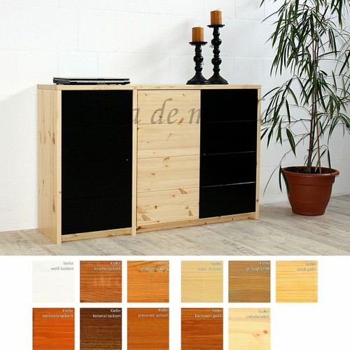 Massivholz kommode 134x84x33cm - massivholz,