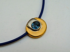 Kautschuk Gold in Echte Silber 925-Halsketten & -Anhänger