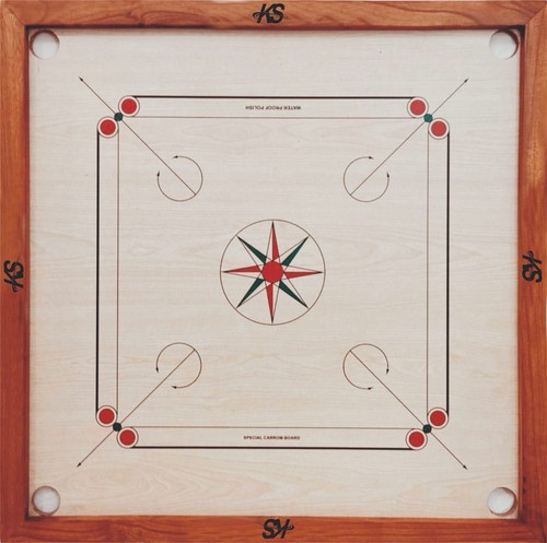 Carrom brett mit münzen - ks,