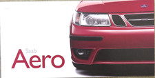 2005 Saab 9-3 93 Aero 9-5 95 Aero Prospekt Brochure, 20 Seiten