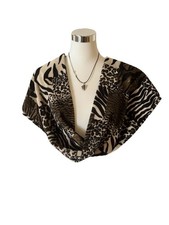 Damen Loop Schal Tiger