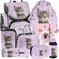 Katze Cat  Schulranzen Set
