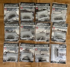 Kriegsschiffe Sammlung DeAgostini 1:1250 OVP eingeschweißt Ausgabe 23 - 34