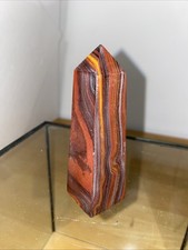 Schöner Tiger Eisen Obelisk Heilstein Geschliffen 200g