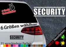 SECURITY Türsteher Sicherheit Bodyguard Sticker Aufkleber SWAT SEK Inserto JDM