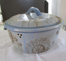 Brottopf mit Deckel Steinzeug Brot Topf Brotkasten - Handarbeit - Keramik Prei