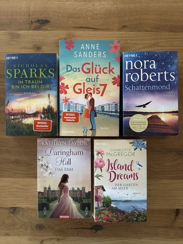 Liebesromane bücher paket - x,