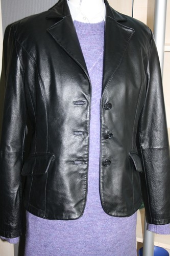 Damen lederblazer jacke - damen,