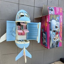 BARBIE AEROPLANO Airplane Mattel 1999 art 22007 OTTIMO in BOX Aereo Jumbo jet