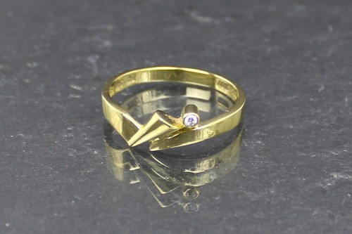 Diamantring goldring 750er - goldring,,