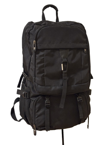 Large black travel backpack - travel,