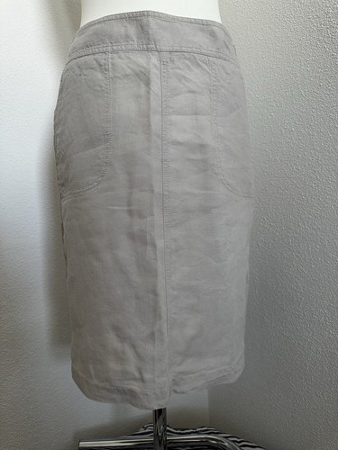 100 leinen rock marc - 100%,