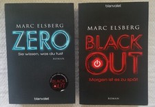 ZERO+Black Out von Marc Elsberg Taschenbücher blanvalet Roman 2013/2014 Thriller