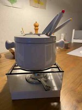 Fondue Set, mit Brenner,  6Teller und Pieckser 