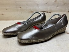 GABOR DAMEN SLIPPER BALLERINAS MOKASSIN KEILABSATZ PUMPS Gr:41 UK:7,5 BRONZE