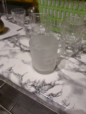 Duralex® Trinkbecher Tasse Glas Transparent 210ml mit Logo