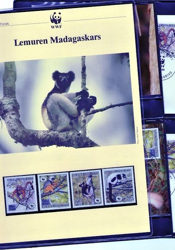 Wwf 1988 madagaskar - 1988, lemuren