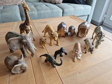 Bullyland Tiere und Dino handbemalt Made in Germany Nilpferd Familie Wildtiere