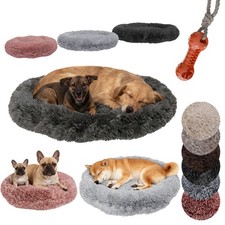 BENNO® Hundebett Hundekissen Haustierbett Korb Hundesofa Donut Kissen Plüsch Dog