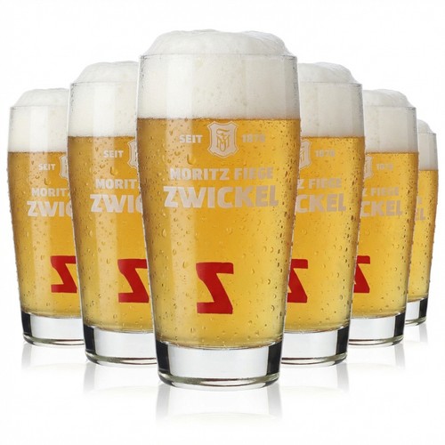 Moritz fiege bier glas 3l - 6x, 0,3l