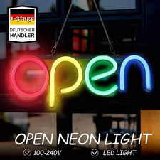 LED Open Geöffnet Schild