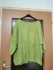 Made In Italy Damen Leinen Tunika Gr. 48/50 100% Leinen