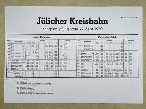 Letzter aushangfahrplan der - letzter,