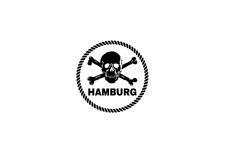 Aufkleber hansestadt hamburg - hansestadt,