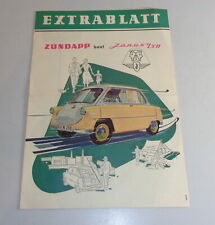 Prospekt / Broschüre Zündapp