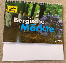 Schreibtischkalender   " Bergische Märkte"   2023.  Tischkalender zum Aufstellen