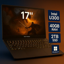 Asus Vivobook 17" Notebook | Intel U300 4,40Ghz | 40GB RAM | 2TB SSD | Win 11