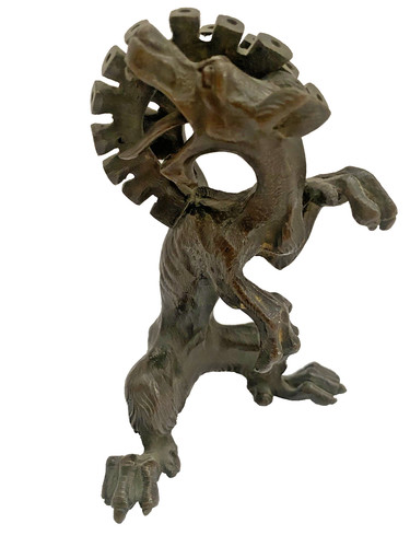 Antiker bronze löwe - bronze,