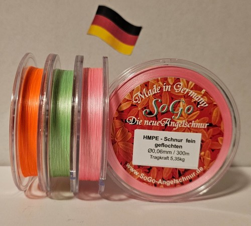 Angelschnur geflochten - , 8x/