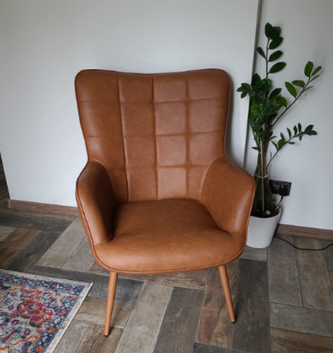 Kunstleder sessel vintage - kunstleder,