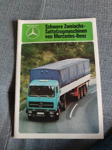 1977 mercedes lkw prospekt - lkw,