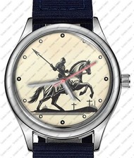 Ritter Reiten Pferd Hält