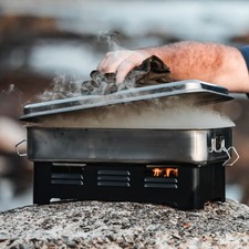 Snowbee edelstahl fisch smoker - edelstahl,