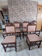 Antik 6 Esszimmerstühle