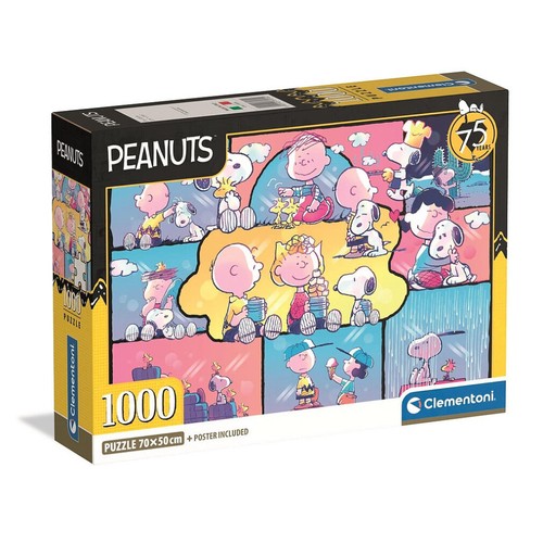 Snoopy compact puzzle 1000 - snoopy,