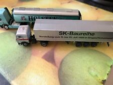 Herpa HO Mercedes SZM mit Auflieger Holsten + MB SZM mit Auflieger SK von Herpa