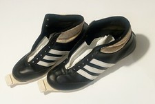 ADIDAS, SNEAKERS, LANGLAUFSCHUHE, VINTAGE, SCHWARZ-WEISS, 42, SAMMLER