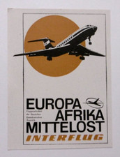 Werbe aufkleber interflug - werbe-aufkleber,